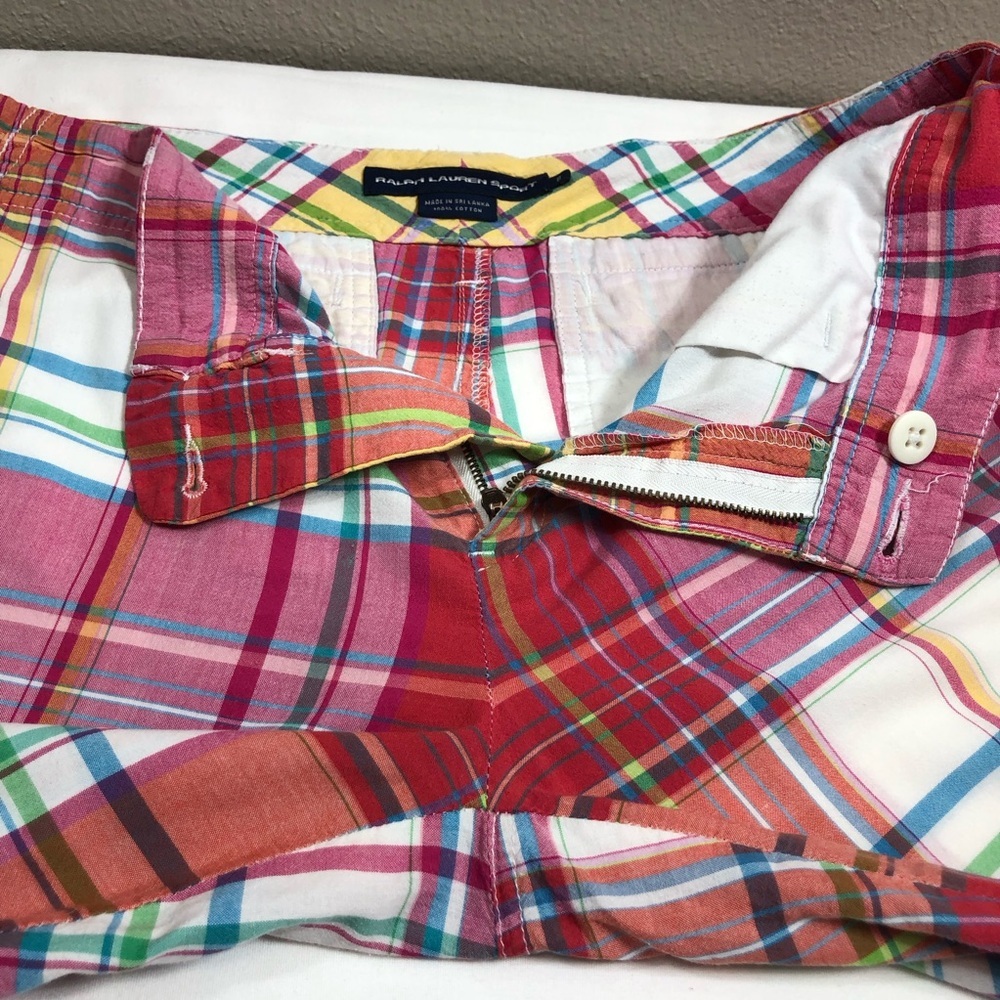 Ralph Lauren Sport Cotton Rainbow Summer Beach Cruise Golf Bermuda Shorts 8 - Picture 4 of 14